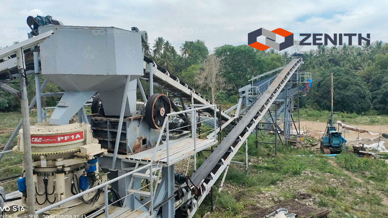 River Pebble Crushing Production Line
